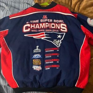 4x Patriots Super Bowl Jacket
